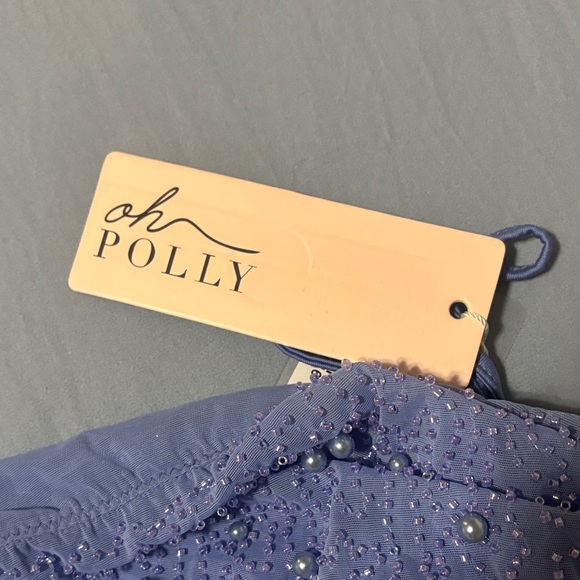 Oh Polly Periwinkle Beaded Dress - Picture 2 of 3